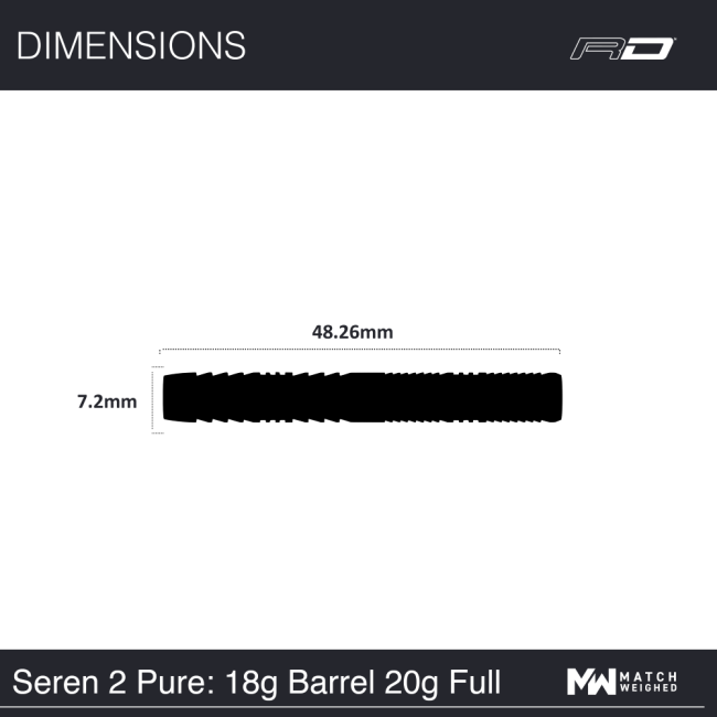 SEREN 2 Pure Softdart-Set 20 Gr.